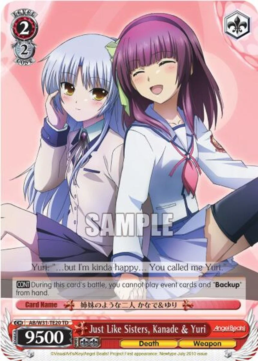 Just Like Sisters, Kanade & Yuri 「AB/W31-TE20」「EN」