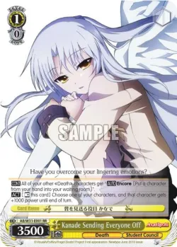 Kanade Sending Everyone Off #AB/W31-E001 · Weiss Schwarz