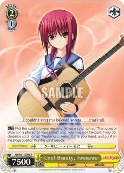 Cool Beauty, Iwasawa #AB/W31-E009 · Weiss Schwarz