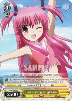 Hardworking Fangirl, Yui #AB/W31-E034 · Weiss Schwarz