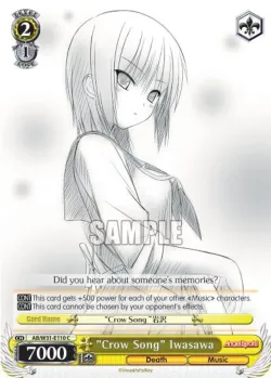"Crow Song" Iwasawa 「AB/W31-E110」「EN」
