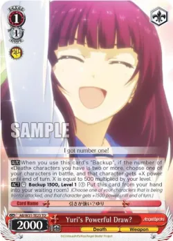 Yuri's Powerful Draw? 「AB/W31-TE23」「EN」