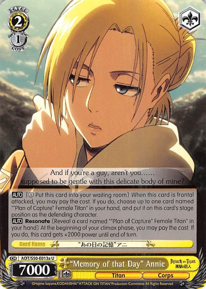 "Memory of that Day" Annie 「AOT/S50-E013a」「EN」