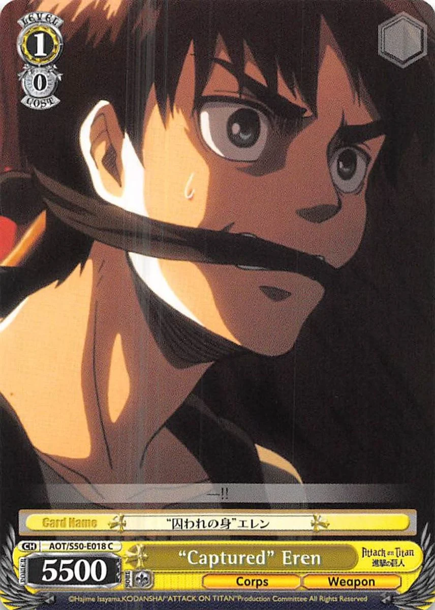 "Captured" Eren 「AOT/S50-E018」「EN」