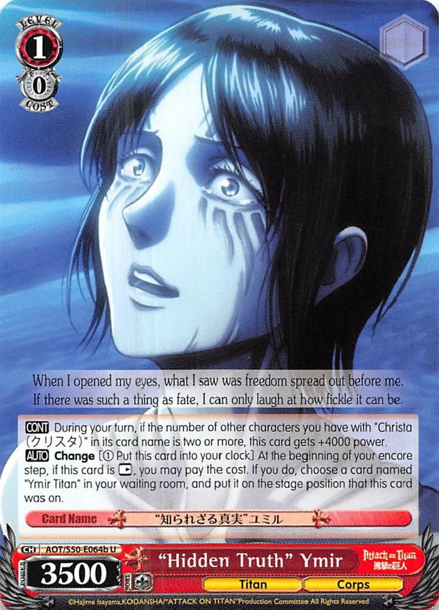 "Hidden Truth" Ymir 「AOT/S50-E064b」「EN」