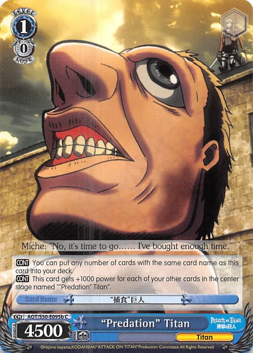 "Predation" Titan 「AOT/S50-E095b」「EN」