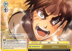 Outcry #AOT/S50-E022 · Weiss Schwarz