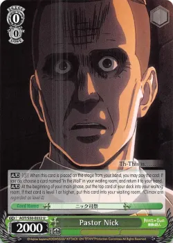 Pastor Nick #AOT/S50-E032 · Weiss Schwarz
