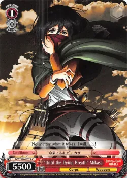 "Until the Dying Breath" Mikasa 「AOT/S50-E075」「EN」