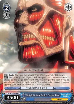 "Multiple Decisive Battles" Colossal Titan 「AOT/S50-E089」「EN」