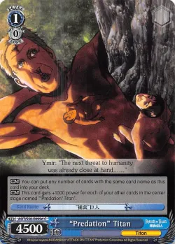 "Predation" Titan 「AOT/S50-E095d」「EN」
