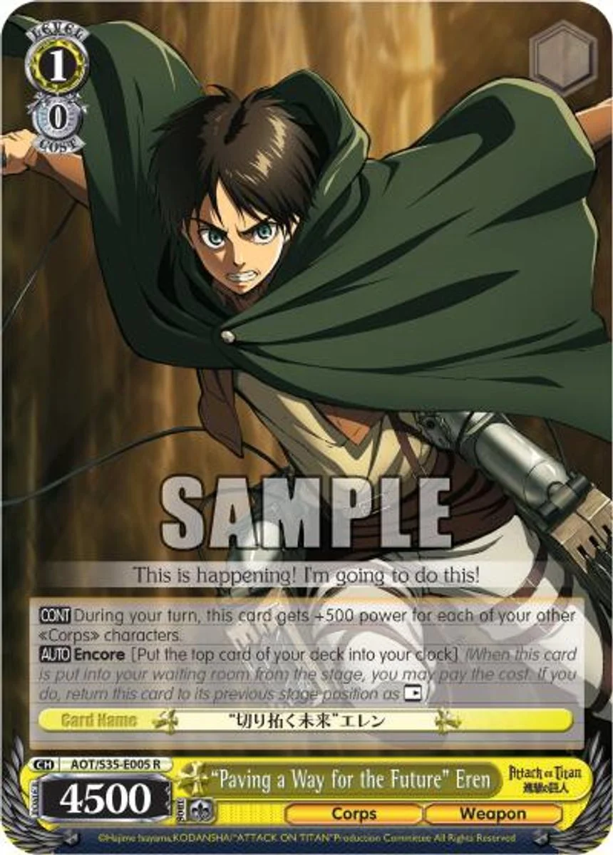 "Paving a Way for the Future" Eren 「AOT/S35-E005」「EN」
