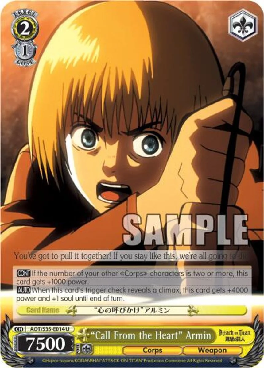 "Call From the Heart" Armin 「AOT/S35-E014」「EN」