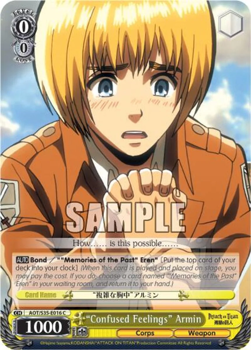 "Confused Feelings" Armin 「AOT/S35-E016」「EN」