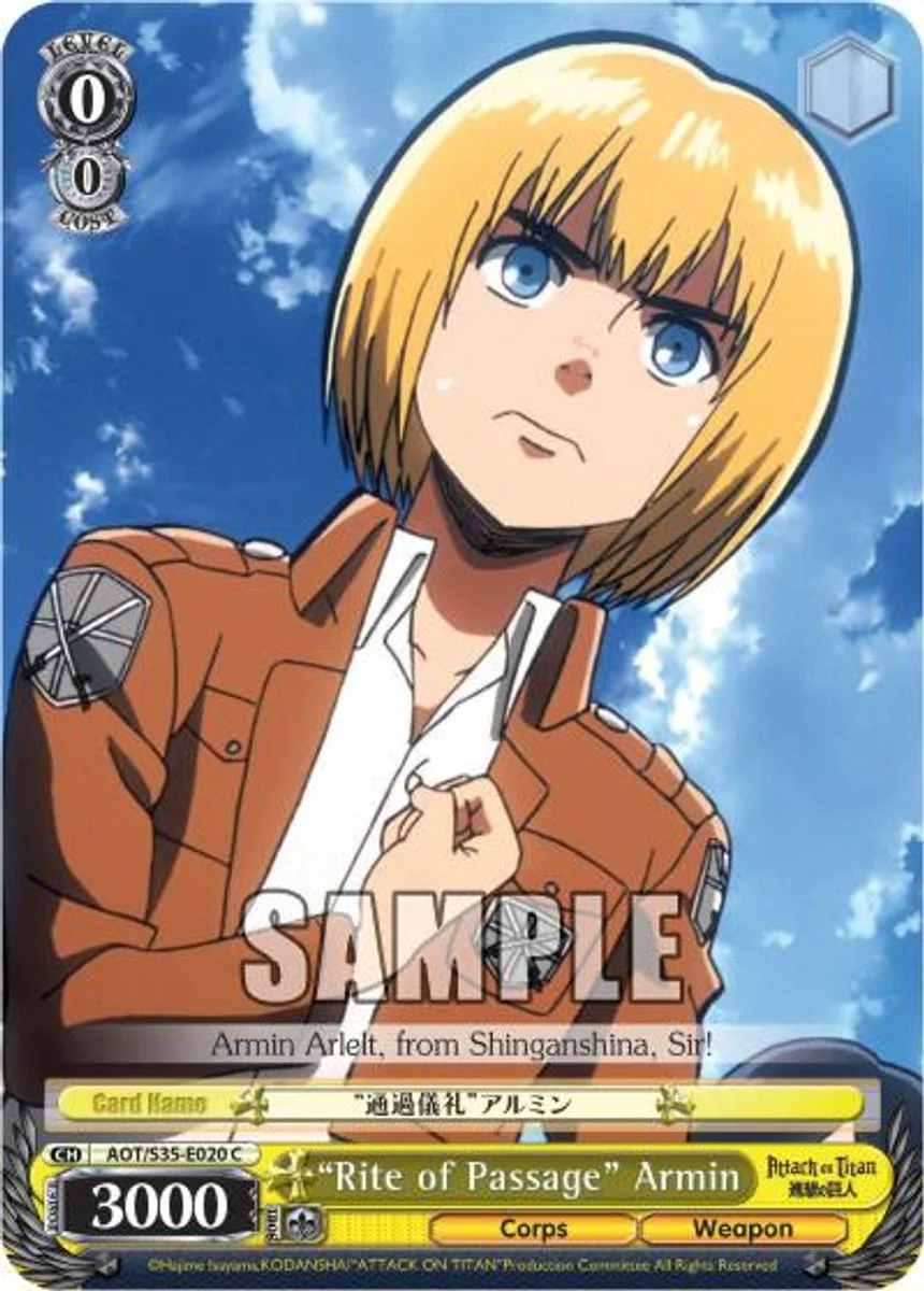 "Rite of Passage" Armin 「AOT/S35-E020」「EN」