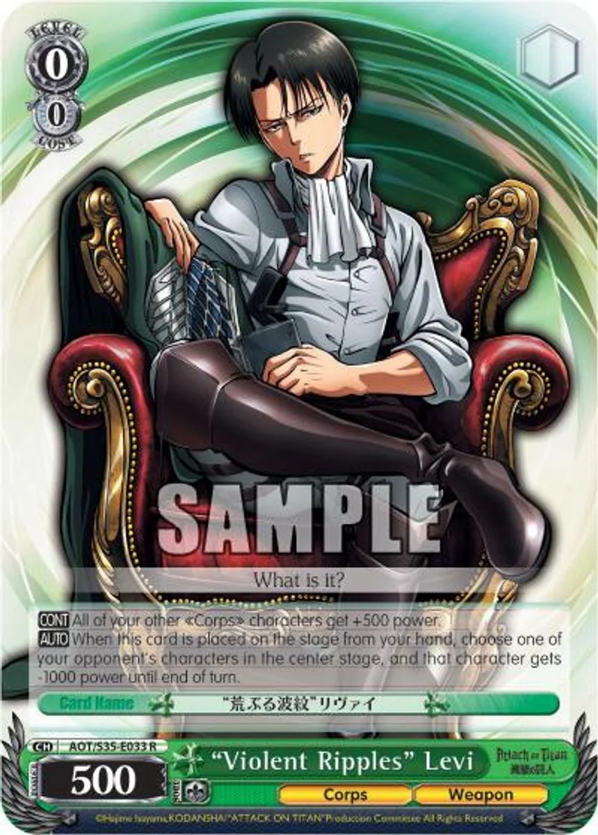 "Violent Ripples" Levi 「AOT/S35-E033」「EN」