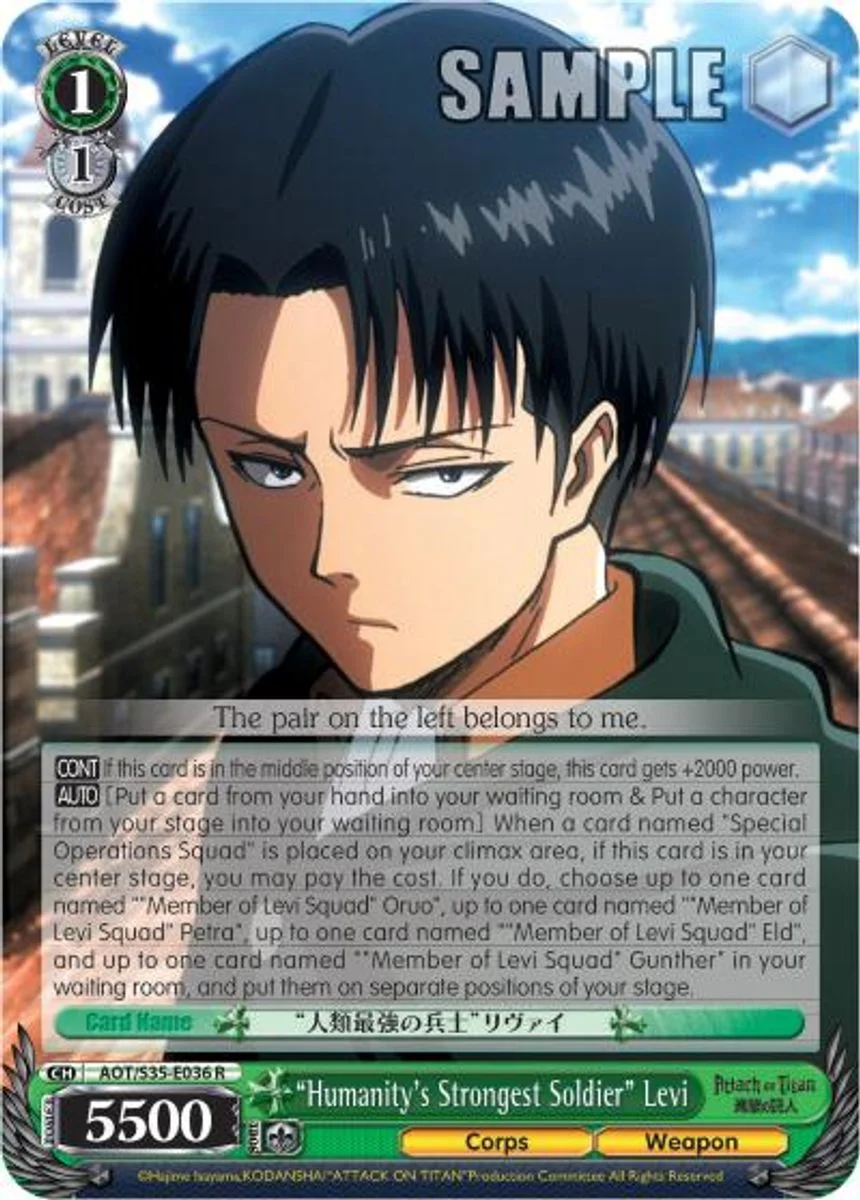 "Humanity's Strongest Soldier" Levi 「AOT/S35-E036」「EN」