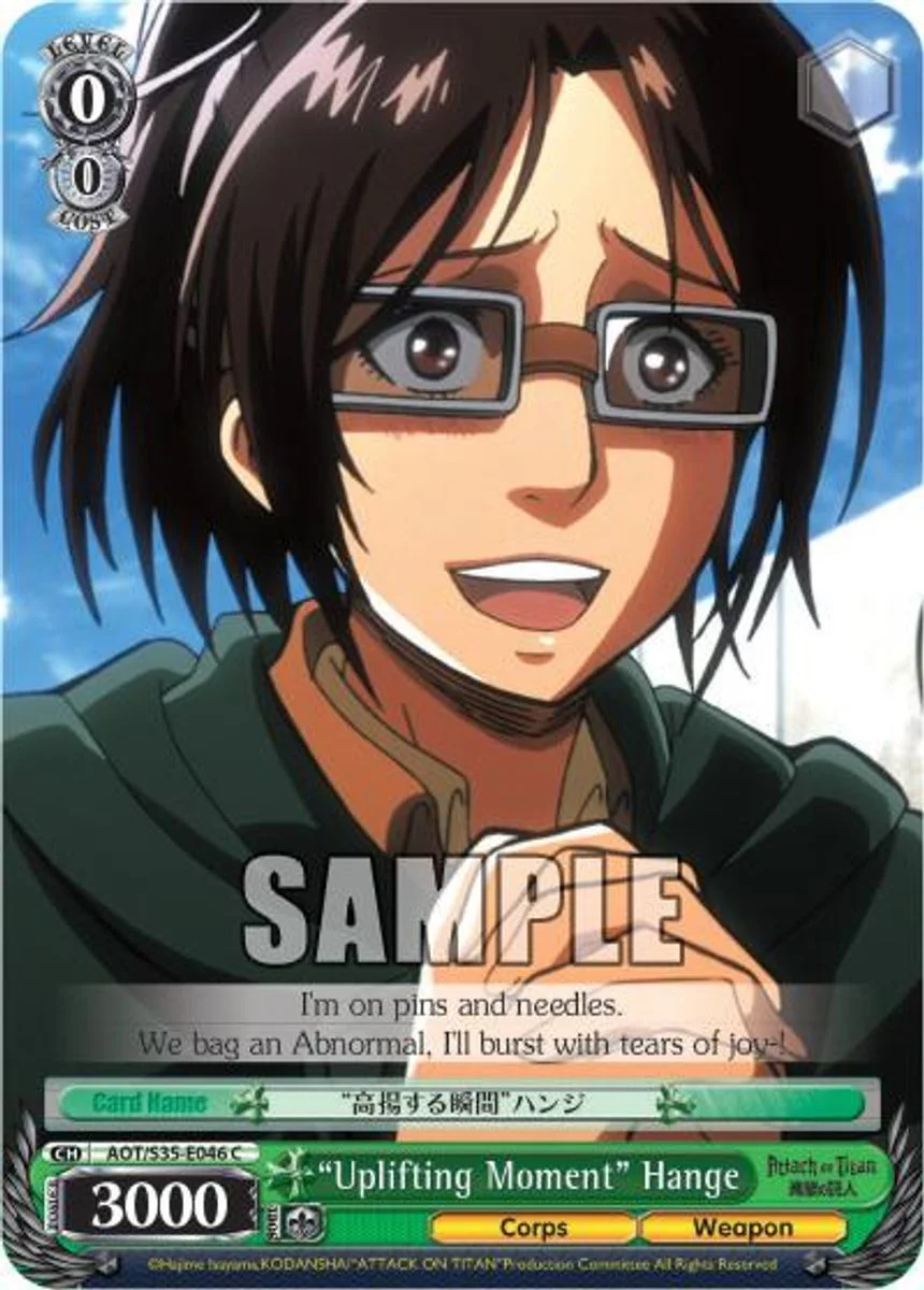"Uplifting Moment" Hange 「AOT/S35-E046」「EN」