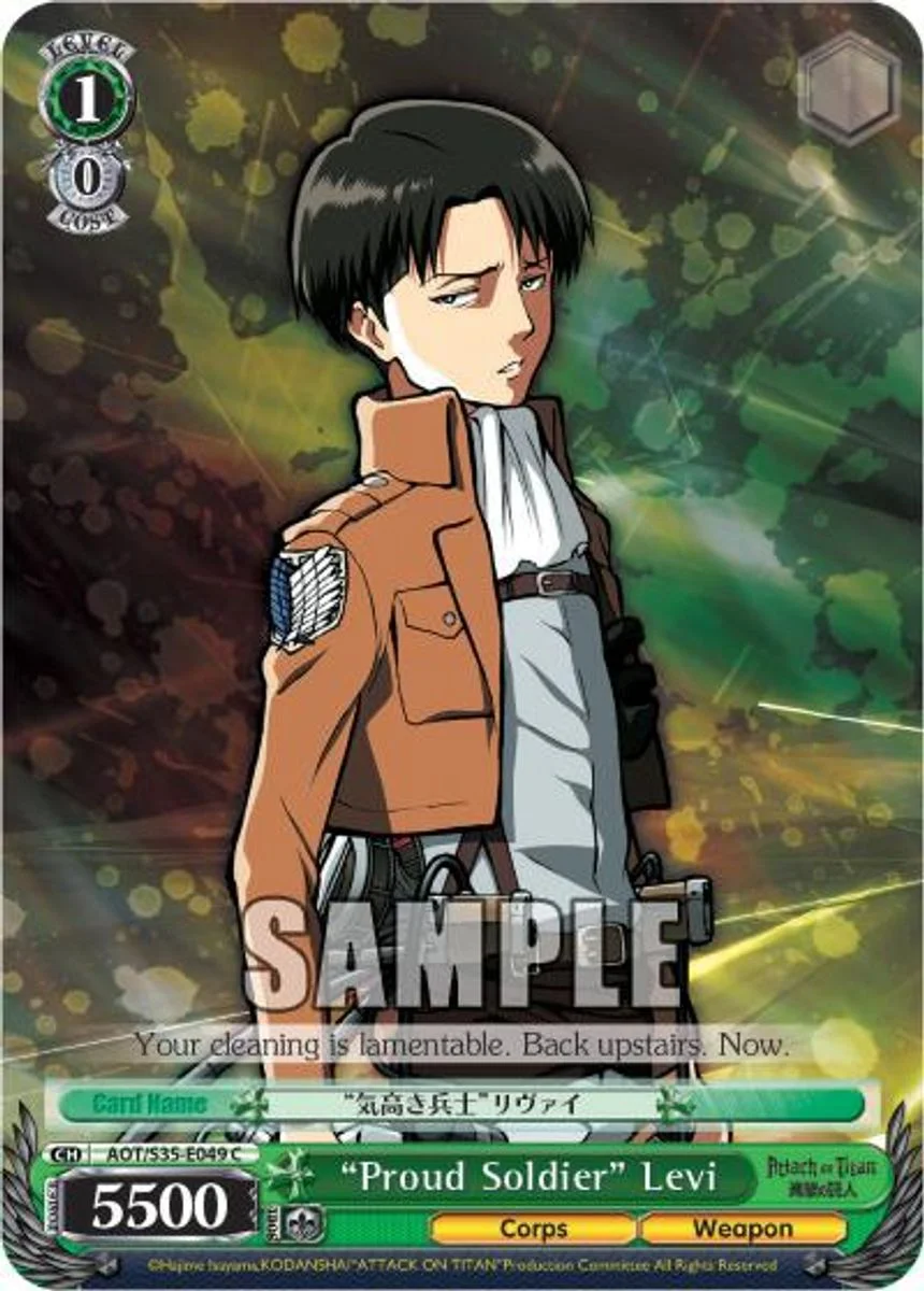 "Proud Soldier" Levi 「AOT/S35-E049」「EN」