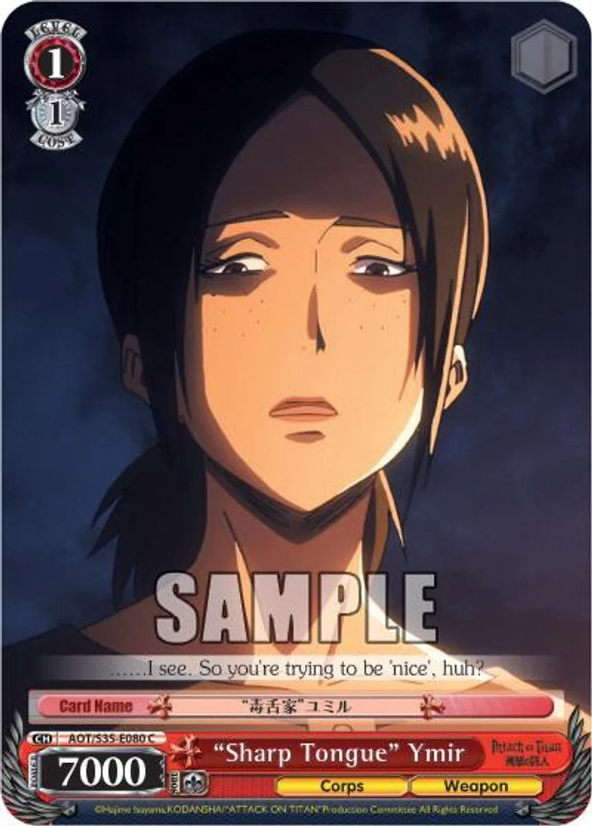 "Sharp Tongue" Ymir 「AOT/S35-E080」「EN」