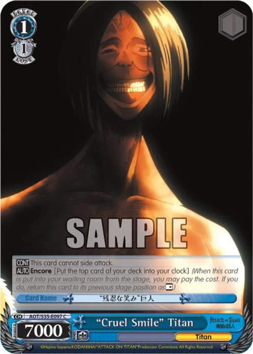 "Cruel Smile" Titan 「AOT/S35-E097」「EN」