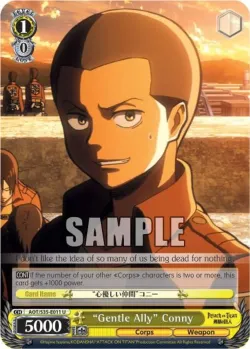 "Gentle Ally" Conny #AOT/S35-E011 · Weiss Schwarz