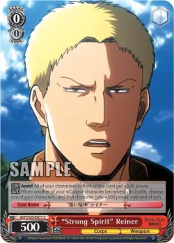 "Strong Spirit" Reiner 「AOT/S35-E071」「EN」