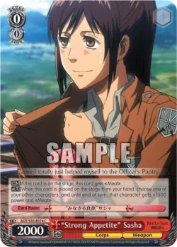 "Strong Appetite" Sasha 「AOT/S35-E074」「EN」