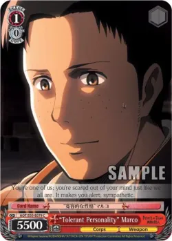 "Tolerant Personality" Marco 「AOT/S35-E079」「EN」