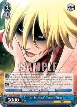 "High Intellect" Female Titan 「AOT/S35-E088」「EN」