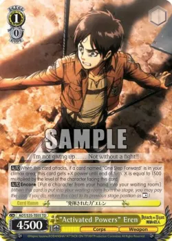 "Activated Powers" Eren 「AOT/S35-TE05」「EN」