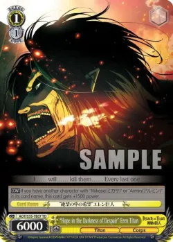 "Hope in the Darkness of Despair" Eren Titan 「AOT/S35-TE07」「EN」