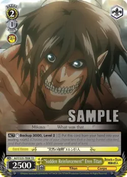 "Sudden Reinforcement" Eren Titan 「AOT/S35-TE08」「EN」