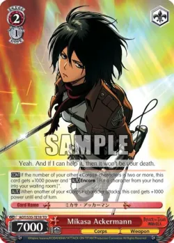 Mikasa Ackermann 「AOT/S35-TE18」「EN」