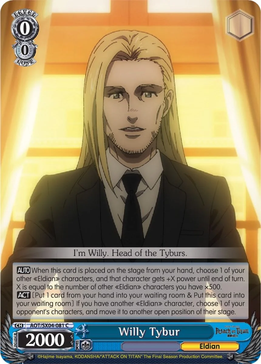 Willy Tybur 「AOT/SX04-081」「EN」