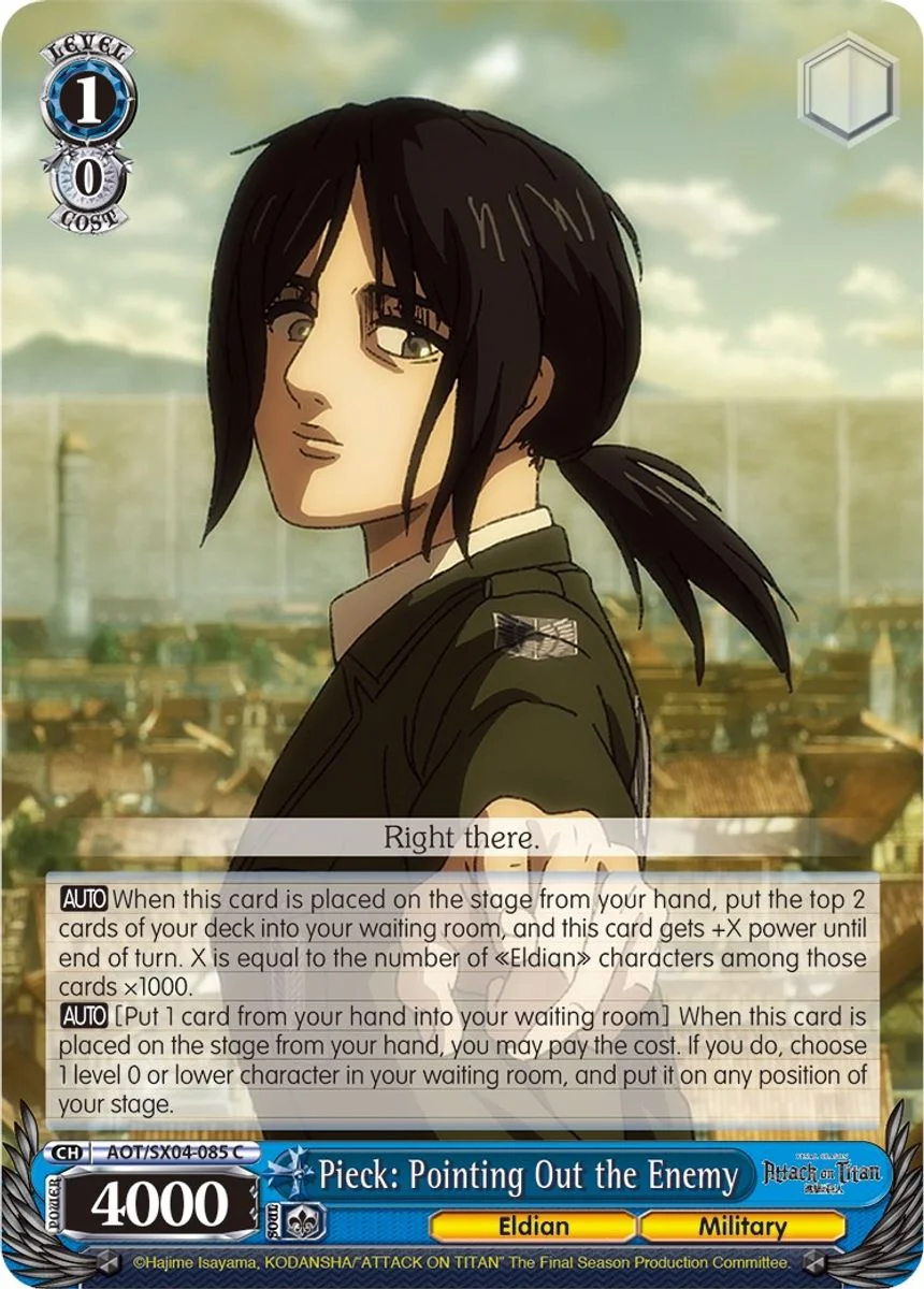 Pieck: Pointing Out the Enemy 「AOT/SX04-085」「EN」
