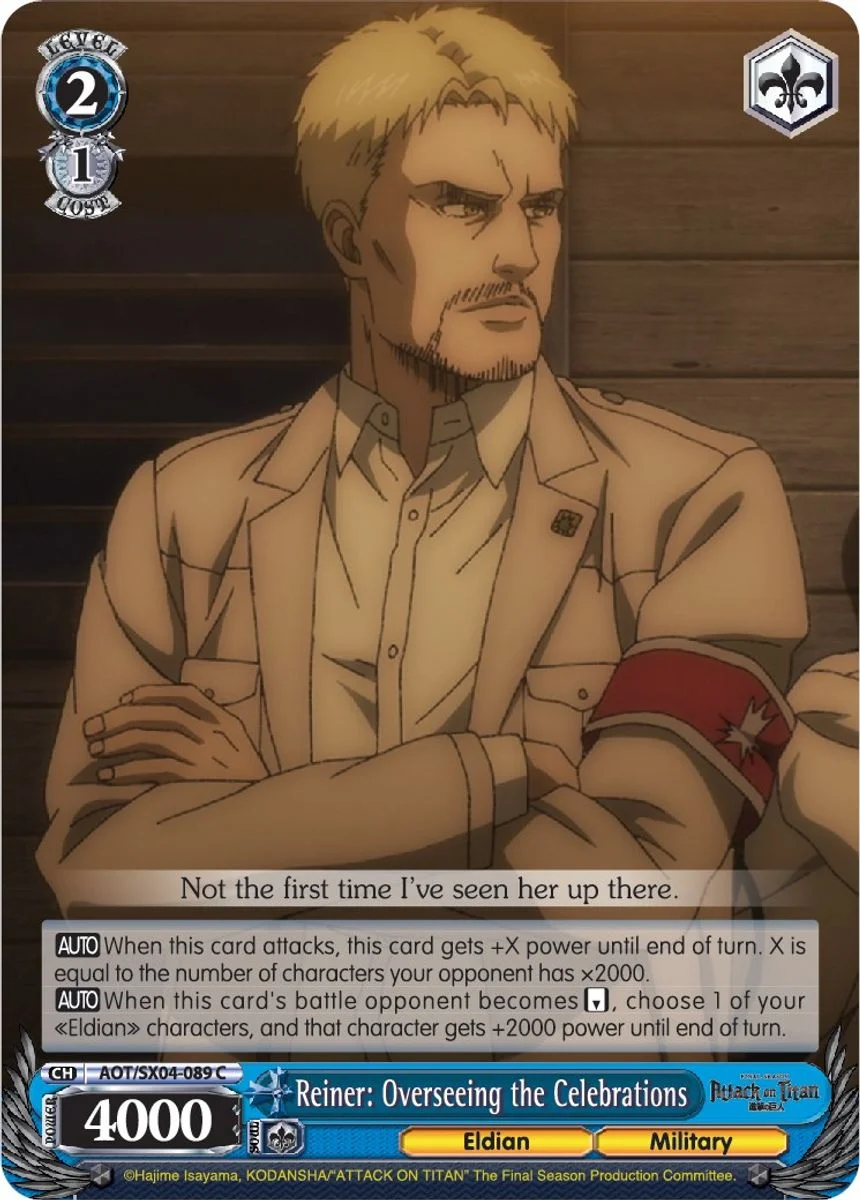Reiner: Overseeing the Celebrations 「AOT/SX04-089」「EN」