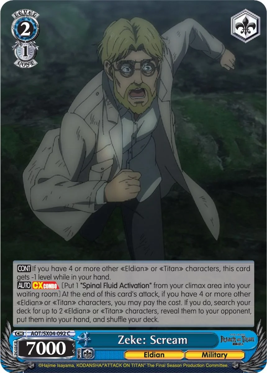 Zeke: Scream 「AOT/SX04-092」「EN」