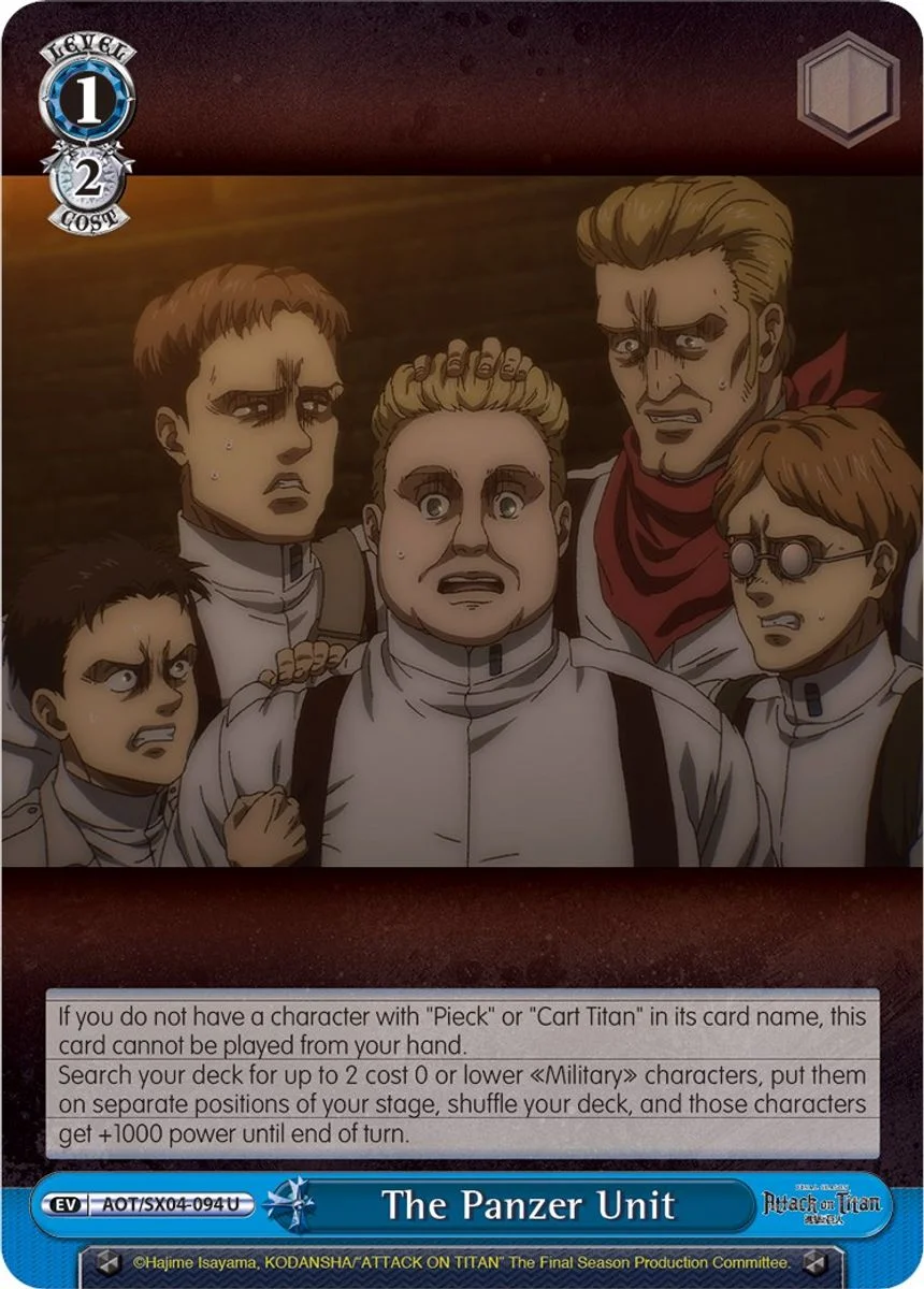 The Panzer Unit 「AOT/SX04-094」「EN」