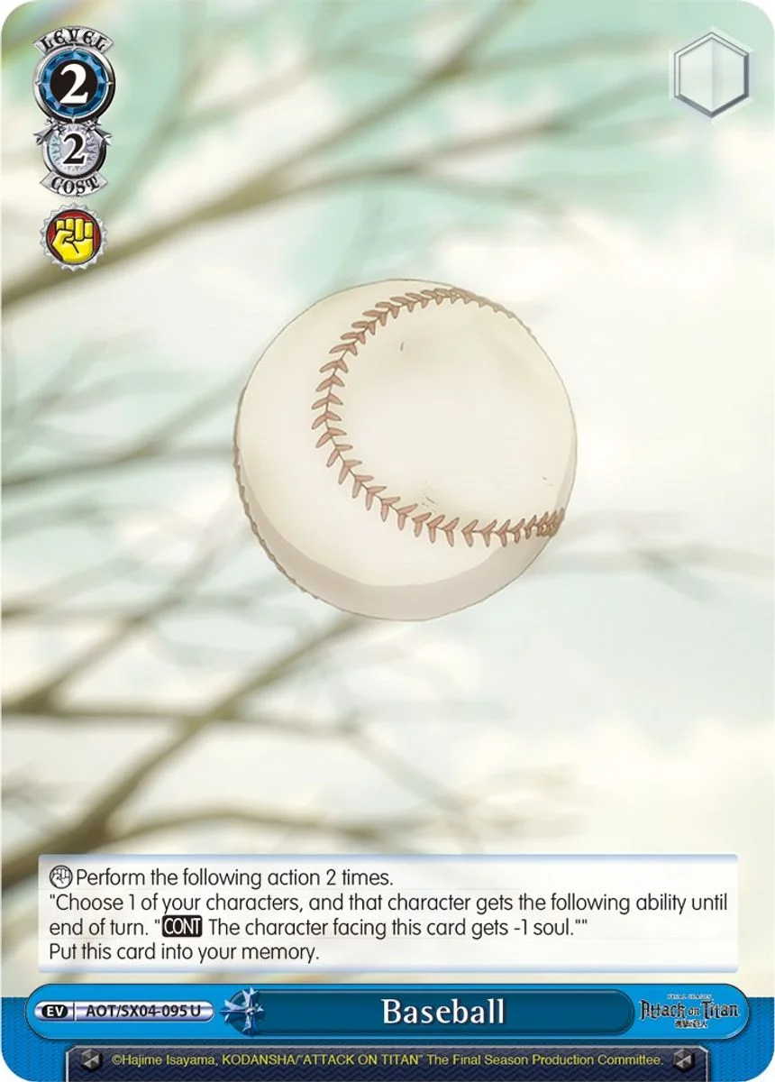 Baseball 「AOT/SX04-095」「EN」
