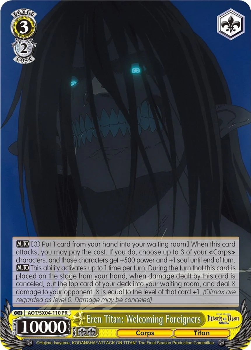 Eren Titan: Welcoming Foreigners 「AOT/SX04-110」「EN」