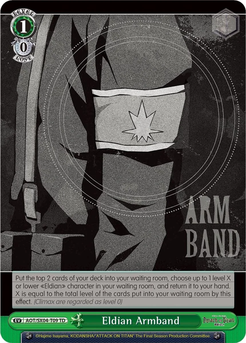Eldian Armband 「AOT/SX04-T09」「EN」