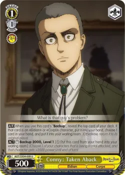 Conny: Taken Aback #AOT/SX04-009 · Weiss Schwarz