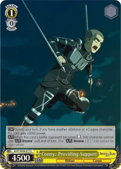 Conny: Providing Support #AOT/SX04-017 · Weiss Schwarz