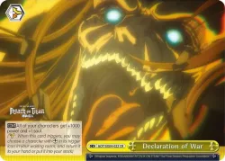 Declaration of War #AOT/SX04-022 · Weiss Schwarz