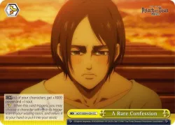 A Rare Confession #AOT/SX04-024 · Weiss Schwarz