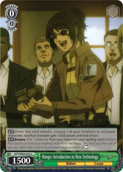 Hange: Introduction to New Technology #AOT/SX04-035 · Weiss Schwarz