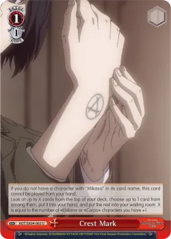 Crest Mark #AOT/SX04-063 · Weiss Schwarz