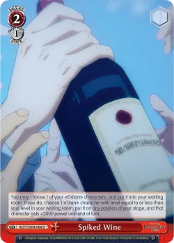 Spiked Wine #AOT/SX04-064 · Weiss Schwarz