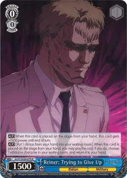 Reiner: Trying to Give Up 「AOT/SX04-070」「EN」